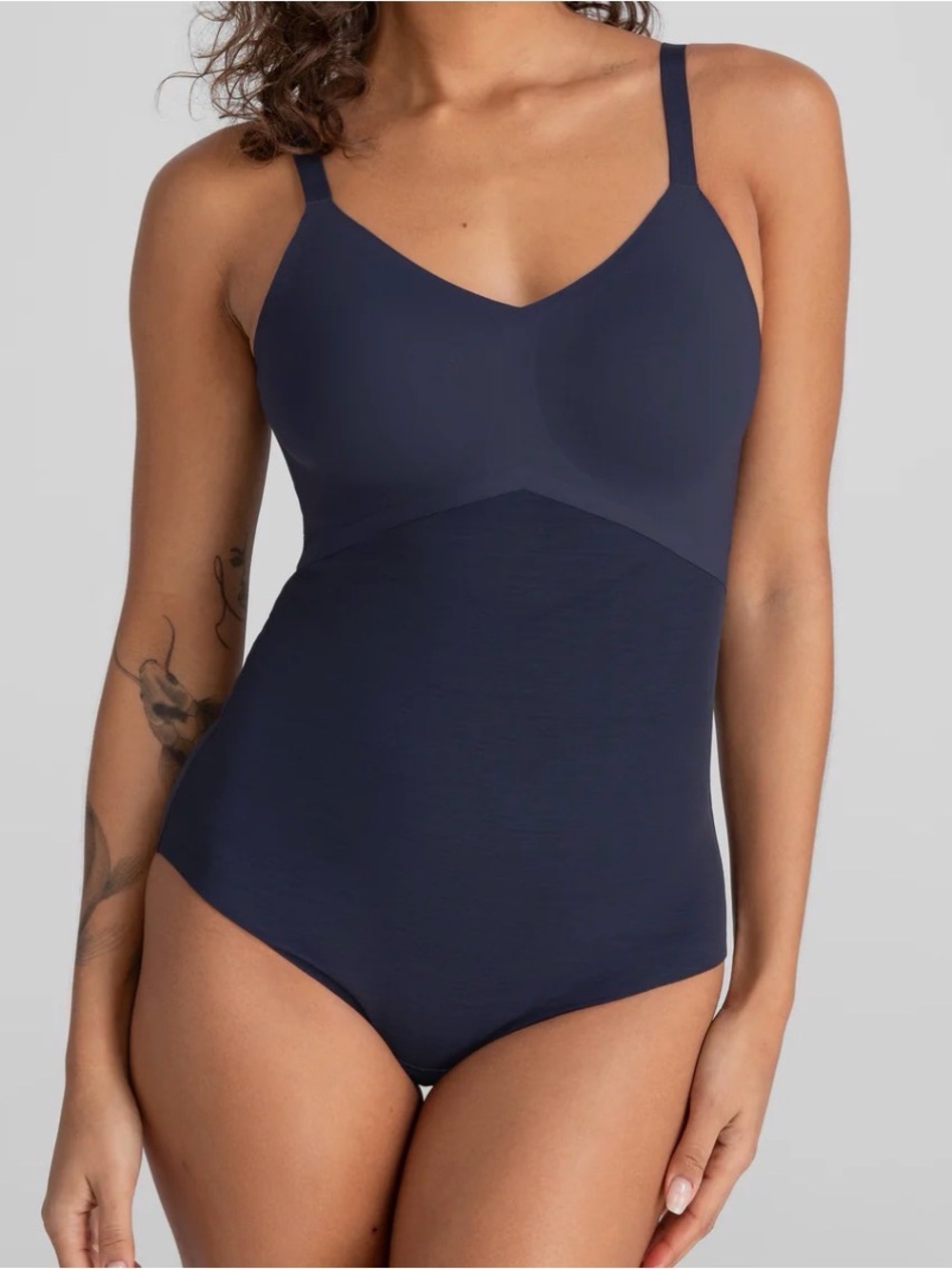 Honeylove Cami Bodysuit Navy Large - Picture 4 of 6